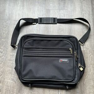 Delsey Paris Black Privilege 2 Trolley Sleeve Tote Duffel Weekender Travel Bag